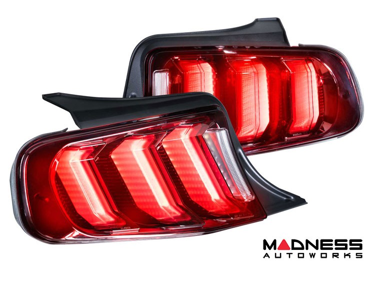 Ford Mustang LED Taillights - XB Series - Morimoto - Red - 2013-2014