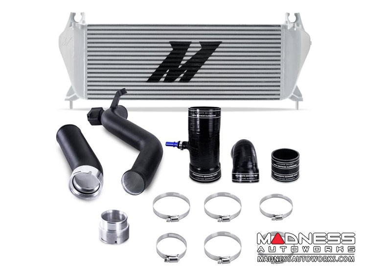 Ford Ranger 2.3L EcoBoost Performance Intercooler Kit by Mishimoto - Silver - Black Pipes