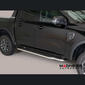 Ford Ranger Side Steps - V4 by Misutonida - Chrome
