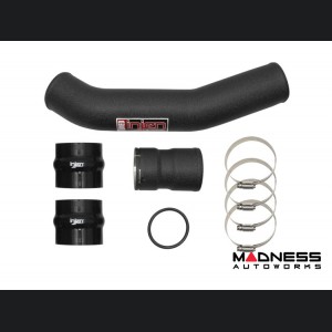 Ford Super Duty Performance Intercooler Piping - Wrinkle Black - 6.7L V8 - SES by Injen - Hot Side