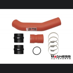 Ford Super Duty Performance Intercooler Piping - Wrinkle Red - 6.7L V8 - SES by Injen - Hot Side