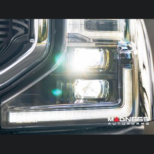 Ford Super Duty LED Headlights - XB Series - Morimoto - White DRL