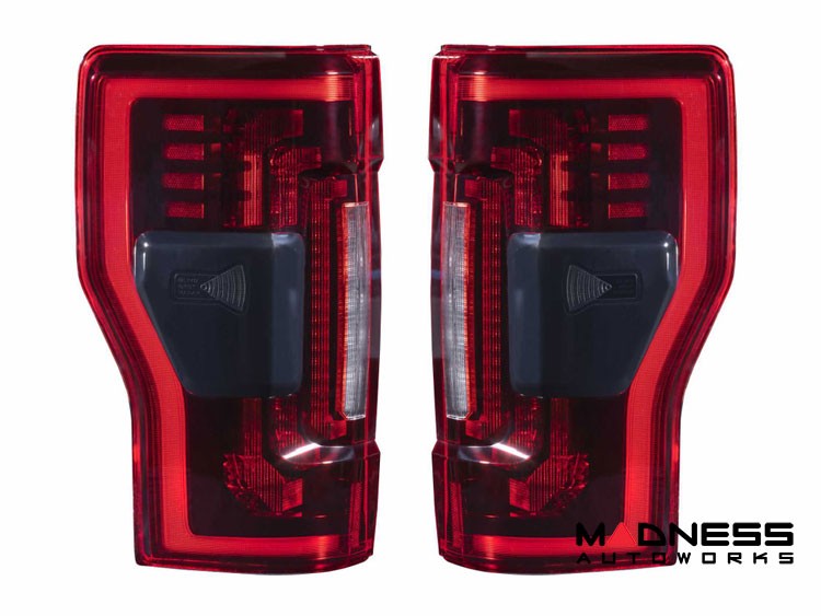 Ford Super Duty LED Tail Lights - XB Series - Morimoto - Red