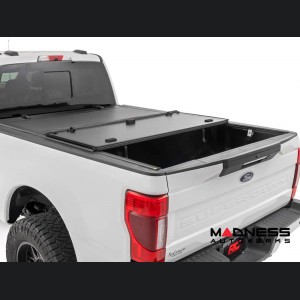 Ford Super Duty Bed Cover - Tri-Fold -  Flip Up - Hard Cover 6'10" Bed - 2017-2023