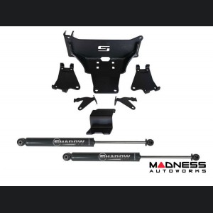 Ford Super Duty Steering Stabilizer Kit - No Lift - Superlift - w/ Superlift Shadow Cylinders