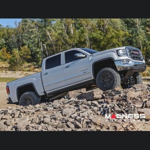 Chevy Silverado 1500 4WD Suspension Lift Kit w/ Forged Upper Control Arms - 7" Lift - Vertex Coilovers Front/ Vertex Shocks Rear