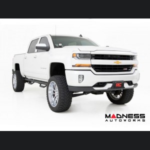 Chevrolet Silverado 1500 Lighting Upgrade - Ditch Light LED Mount w/ Black Series with White DRL