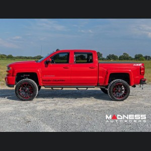 GMC Sierra Side Steps - SRL2 Adjustable Boards - Aluminum - Crew Cab - 2007-2018 & Classic