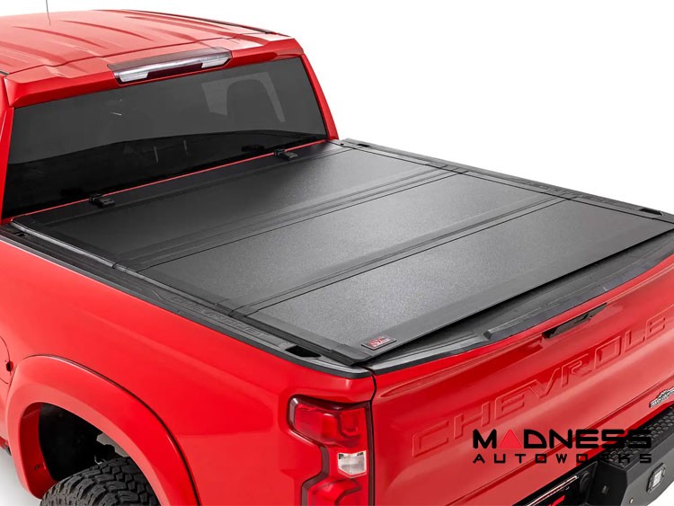 GMC Sierra 1500 Bed Cover - Tri-Fold - Flip Up - Hard Cover - 5'10" Bed
