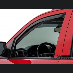 Chevy Silverado Side Window Deflectors - In Channel - Rain Guard