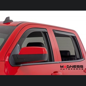 Chevy Silverado Side Window Deflectors - In Channel - Rain Guard