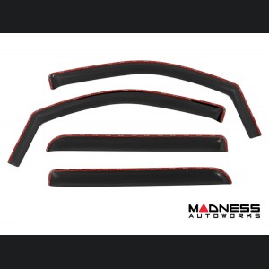 Chevy Silverado Side Window Deflectors - In Channel - Rain Guard