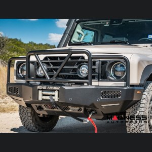 Ineos Grenadier Winch Bumper - Front - Stealth - Road Armor - Lonestar Guard