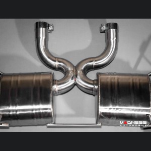 Jaguar F-Type Performance Exhaust System - MADNESS - 5.0L V8 - Dual Side Exit - Vacuum Valve Design - Carbon Fiber Exhaust Tips