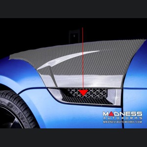 Jaguar F-Type Exterior Trim - Side Fender Vent Trim Kit - Carbon Fiber