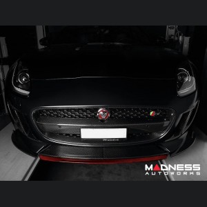 Jaguar F-Type Exterior Trim - Carbon Fiber - Extended Flap Bumper Intercooler Frame 