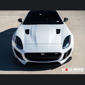 Jaguar F-Type Exterior Trim - Carbon Fiber - Front Splitter Trim Kit 