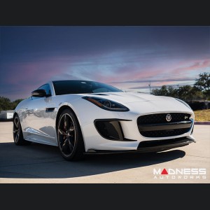 Jaguar F-Type Exterior Trim - Carbon Fiber - Extended Flap Bumper Intercooler Frame 