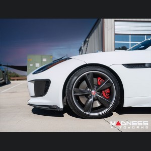 Jaguar F-Type Exterior Trim - Carbon Fiber - Front Splitter Trim Kit 