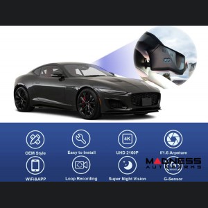 Jaguar F-Type Integrated Dash Camera System - 2015-2016 - Front + Rear Dual Cameras