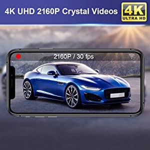 Jaguar F-Type Integrated Dash Camera System - 2017-2019 - Front Camera