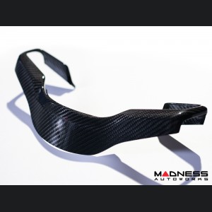 Jaguar F-Type Interior Trim - Carbon Fiber - Steering Wheel Trim - R - Flat Bottom Style Wheel