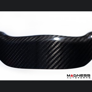 Jaguar F-Type Interior Trim - Carbon Fiber - Steering Wheel Trim - R - Flat Bottom Style Wheel