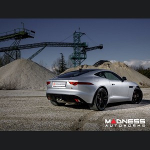 Jaguar F-Type Performance Exhaust System - Ragazzon - 3.0L V6 - Center Exit - Vacuum Valve Design - Non Resonated - Dual Tip 