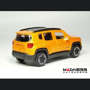 Jeep Renegade Die Cast Model - 1:43 Scale - Orange