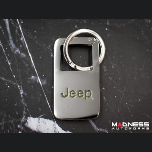 Jeep Keychain - Stainless Clip w/ Jeep Logo