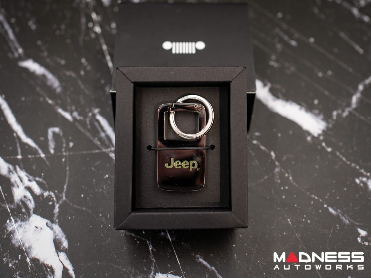 Jeep Keychain - Stainless Clip w/ Jeep Logo