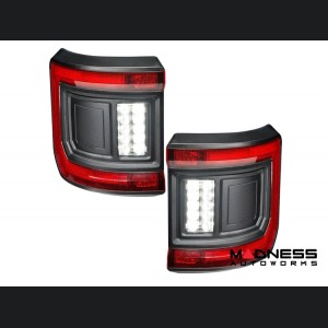 Jeep Gladiator JT Tail Lights - Flush Mount - LED - Red Lens