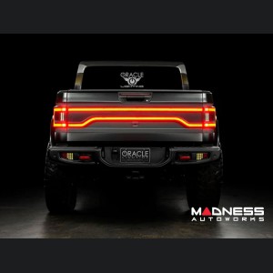 Jeep Gladiator JT Racetrack Series - LED Tailgate Panel - Red Lens