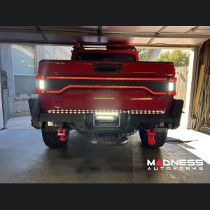 Jeep Gladiator JT Racetrack Series - LED Tailgate Panel - Red Lens