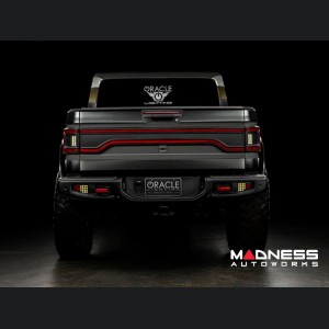 Jeep Gladiator JT Racetrack Series - LED Tailgate Panel - Smoked Lens