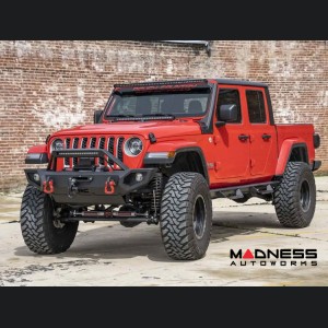 Jeep Gladiator JT Lighting Upgrade - 50in Windshield Mount - Black Series w/ White DRL - Dual Row LED