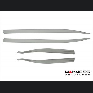 Jeep Renegade Door Trim - Lower Side Molding Kit - Silver Steel