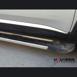 Jeep Renegade Door Trim - Lower Side Molding Kit - Silver Steel