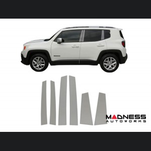 Jeep Renegade Pillar Trim Set - Black Chrome