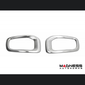 Jeep Renegade Front Fog Light Trim - Brushed Stainless Steel