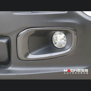 Jeep Renegade Front Fog Light Trim - Carbon Fiber