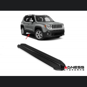 Jeep Renegade Side Steps - APA Running Boards - Black / Aluminum