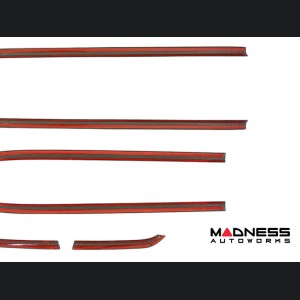 Jeep Renegade Door Trim - Side Window Molding Kit - Carbon Fiber 