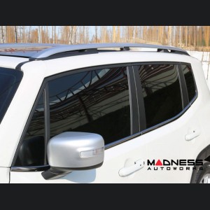 Jeep Renegade Door Trim - Side Window Molding Kit - Dark Chrome