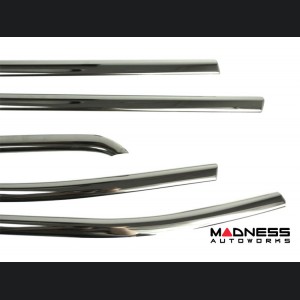 Jeep Renegade Door Trim - Side Window Molding Kit - Dark Chrome