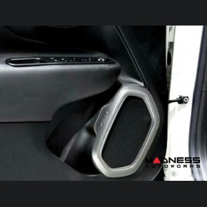 Jeep Renegade Speaker Frame Trim Set - Silver