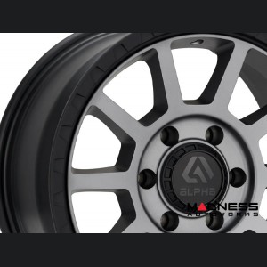 Jeep Renegade Custom Wheels - Alpha - Foxtrot - Set of 4 - 17" - Gray w/ Black Lip