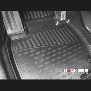 Jeep Wrangler JK Floor Liners - 3D Molded - Front + Rear - 4 Door