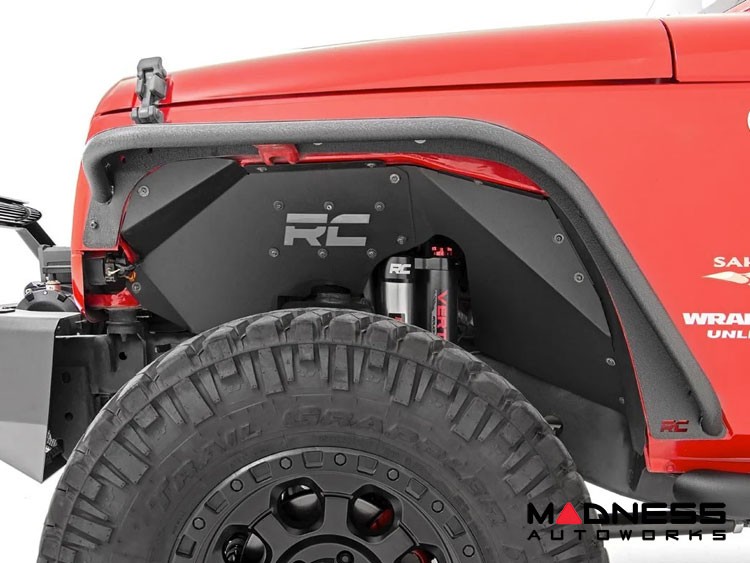 Jeep Wrangler JK Tubular Front + Rear Fender Flare Set - 2007 - 2018