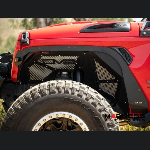 Jeep Wrangler JL Fender Flare Deletes - Textured Black Powder Coat